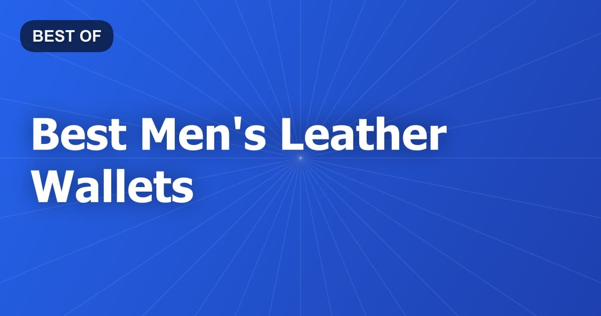 Best Men's Leather Wallets