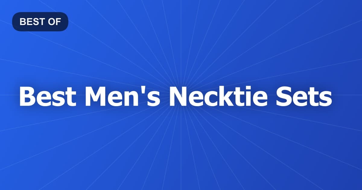 Best Men's Necktie Sets