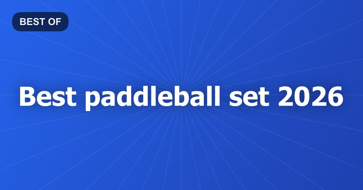 Best paddleball set 2026