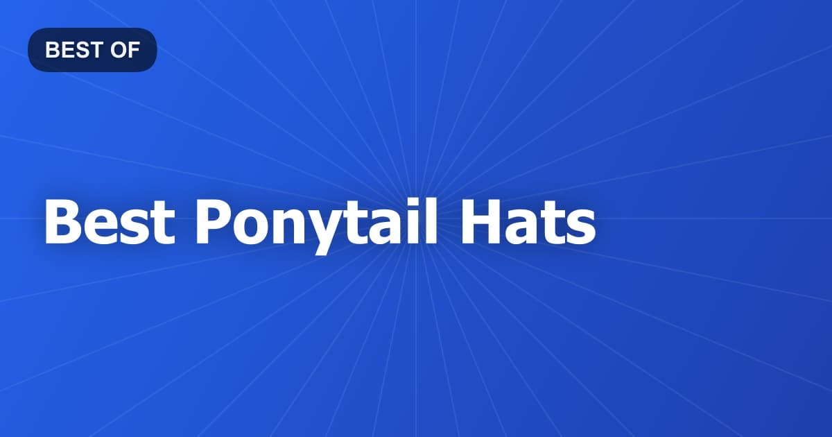 Best Ponytail Hats