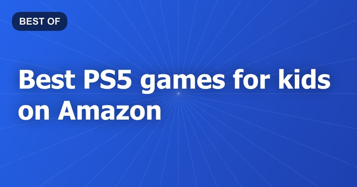 Best PS5 games for kids on Amazon
