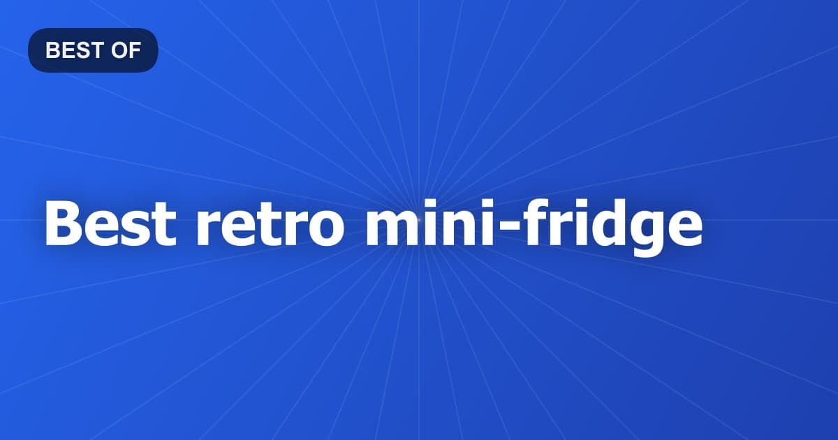 Best retro mini-fridge