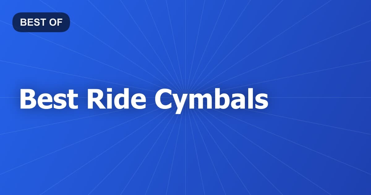 Best Ride Cymbals