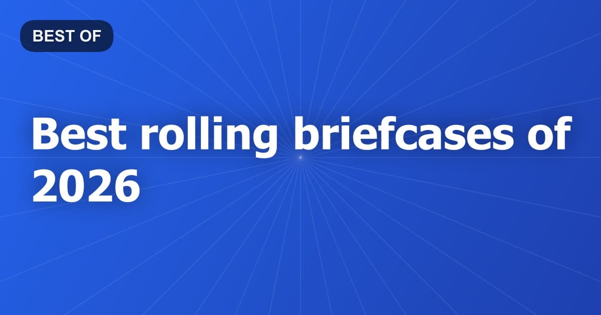 Best rolling briefcases of 2026