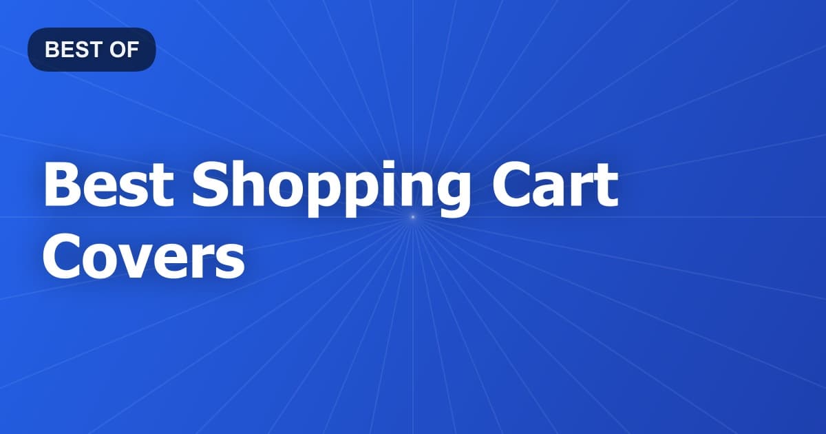 Best Shopping Cart Covers