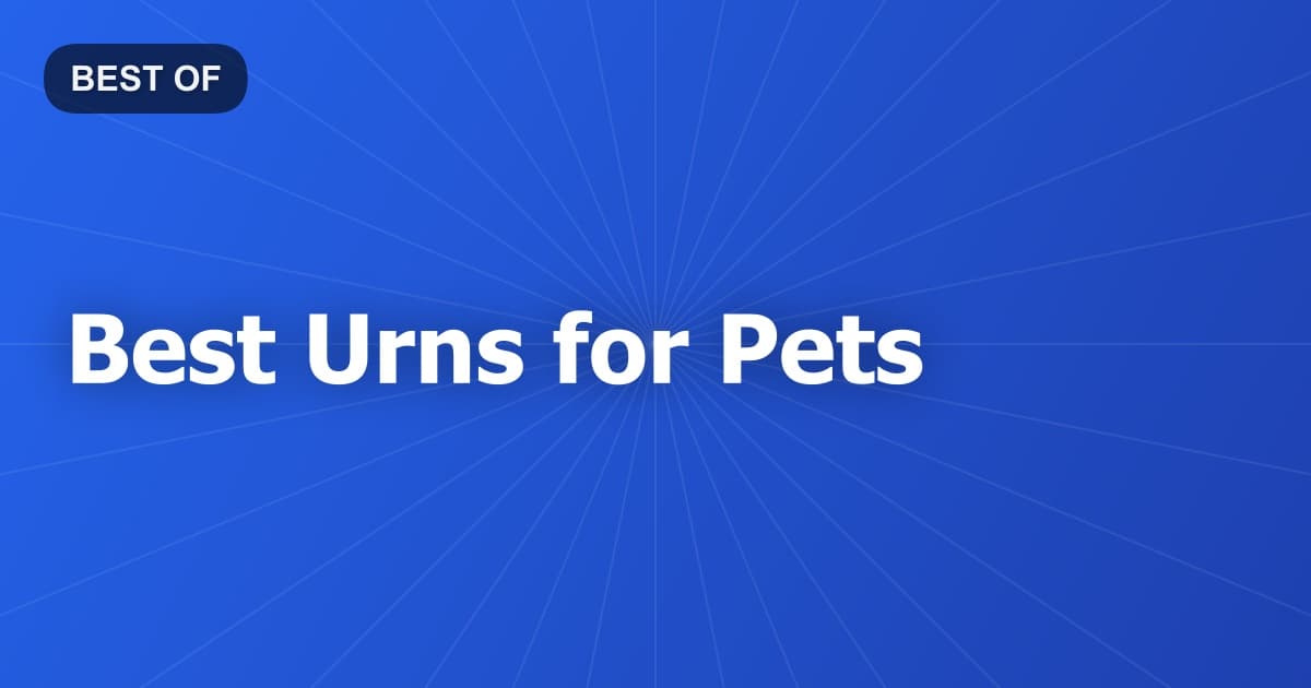 Best Urns for Pets