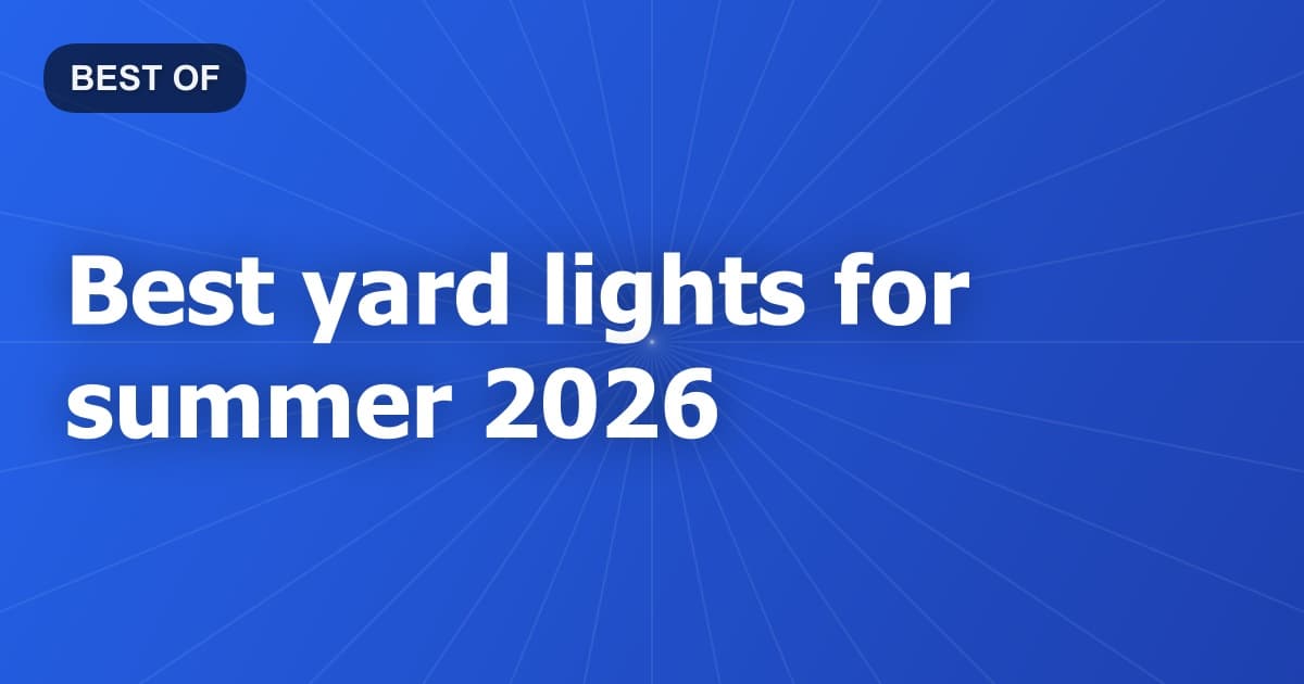 Best yard lights for summer 2026