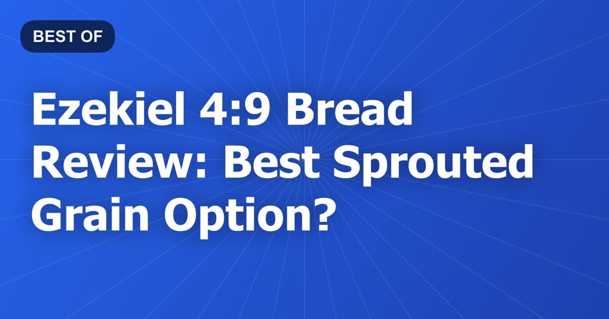 Ezekiel 4:9 Bread Review: Best Sprouted Grain Option?