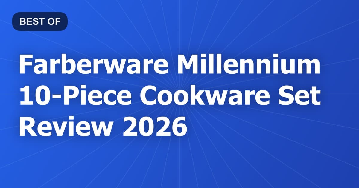 Farberware Millennium 10-Piece Cookware Set Review 2026