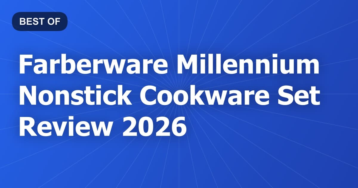 Farberware Millennium Nonstick Cookware Set Review 2026