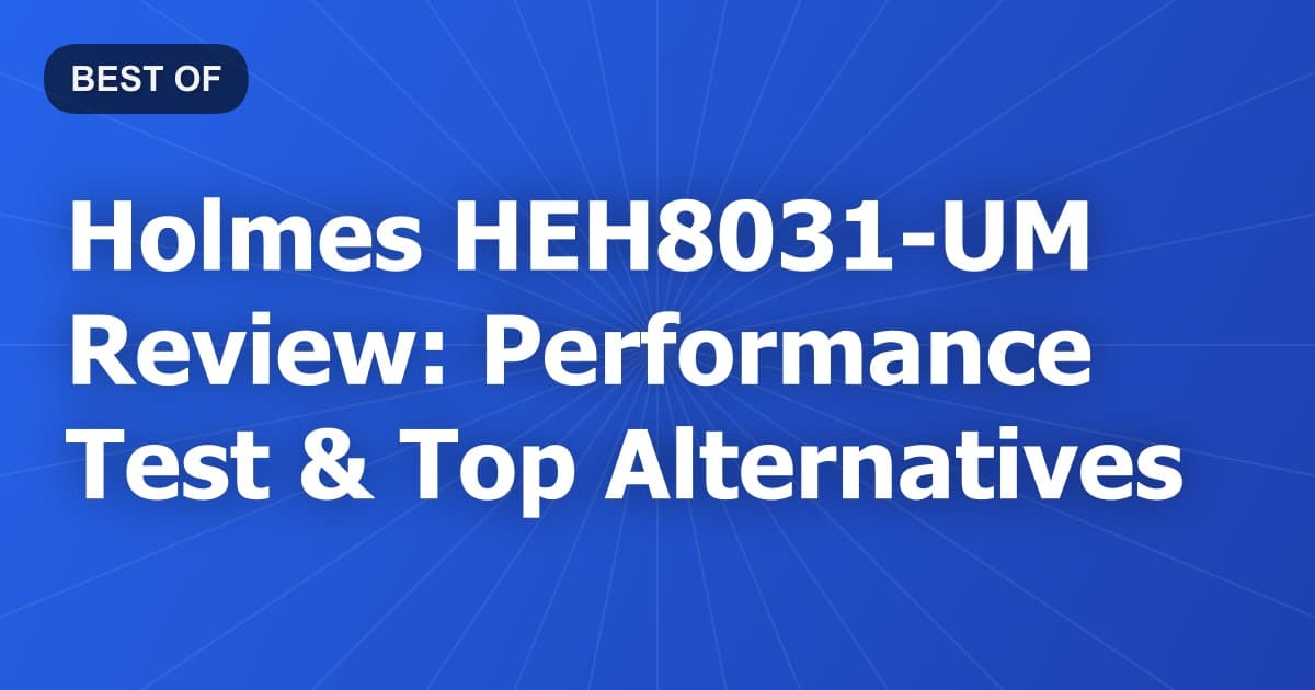 Holmes HEH8031-UM Review: Performance Test & Top Alternatives