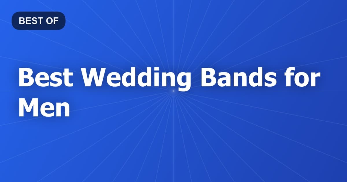 Best Wedding Bands for Men