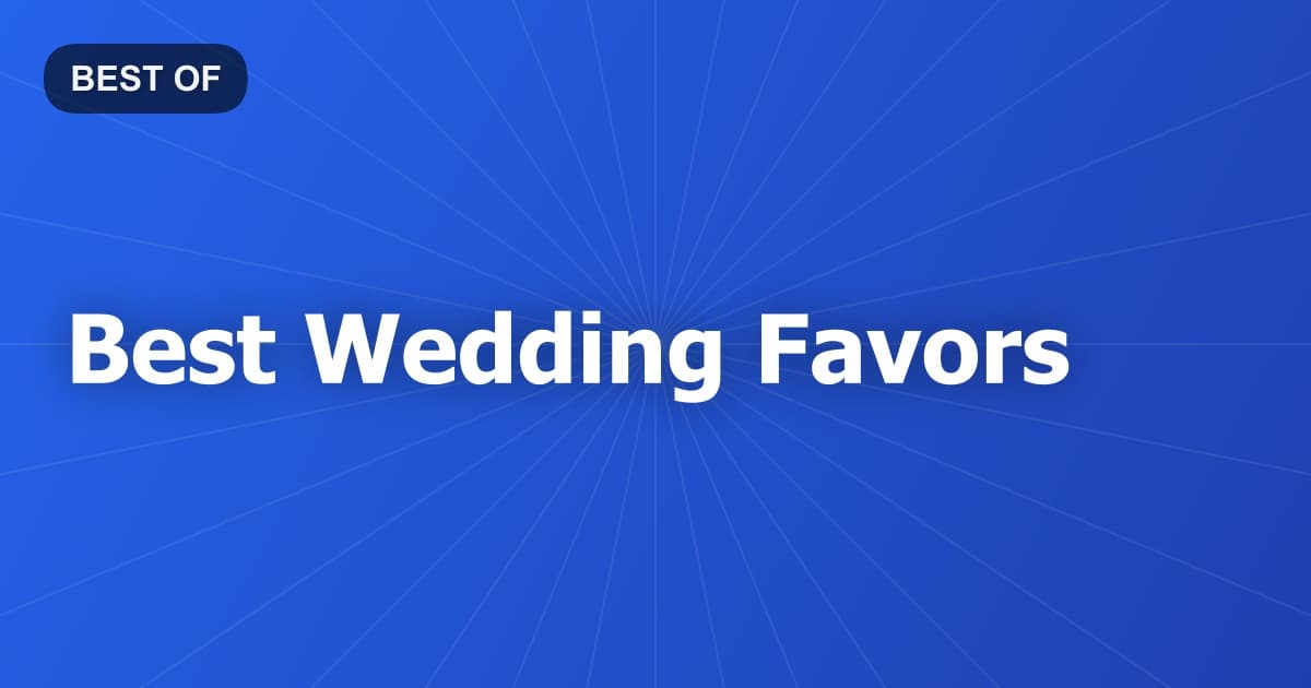 Best Wedding Favors