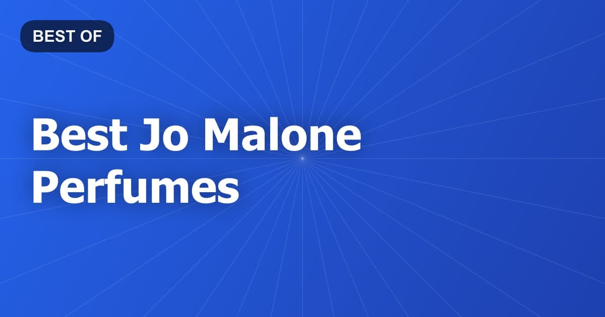 Best Jo Malone Perfumes