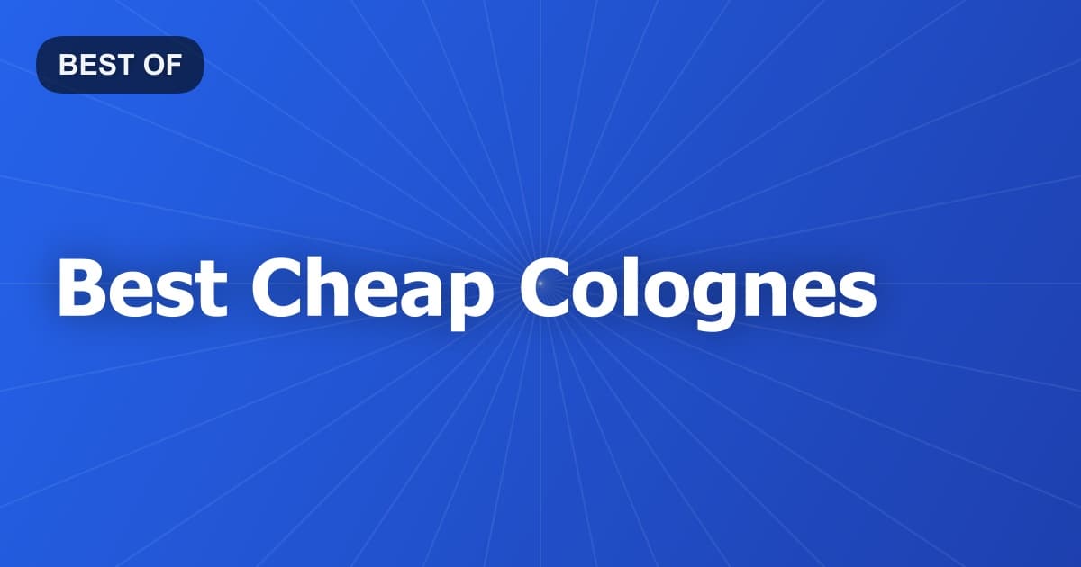 Best Cheap Colognes