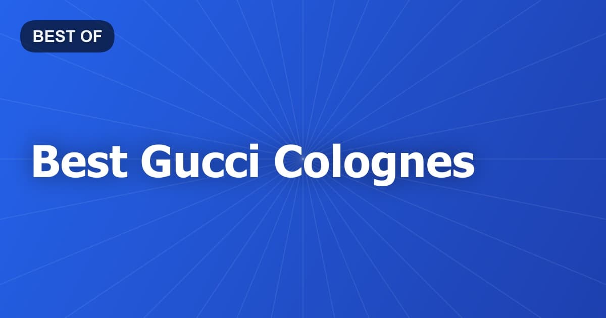 Best Gucci Colognes