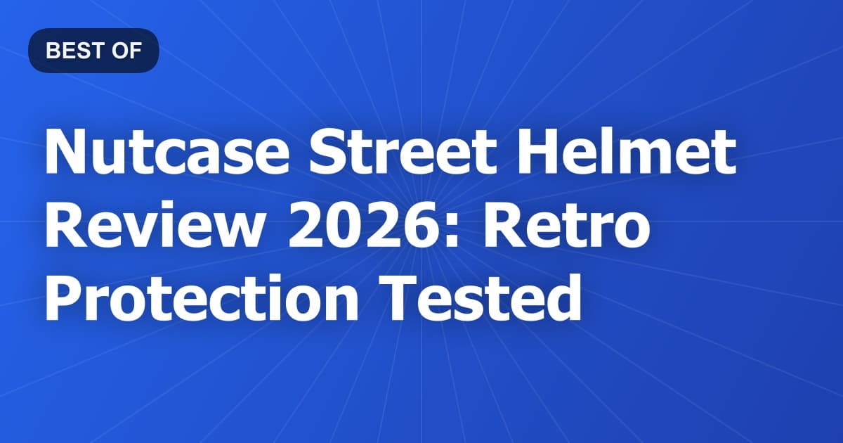 Nutcase Street Helmet Review 2026: Retro Protection Tested