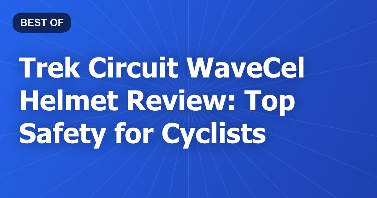 Trek Circuit WaveCel Helmet Review: Top Safety for Cyclists