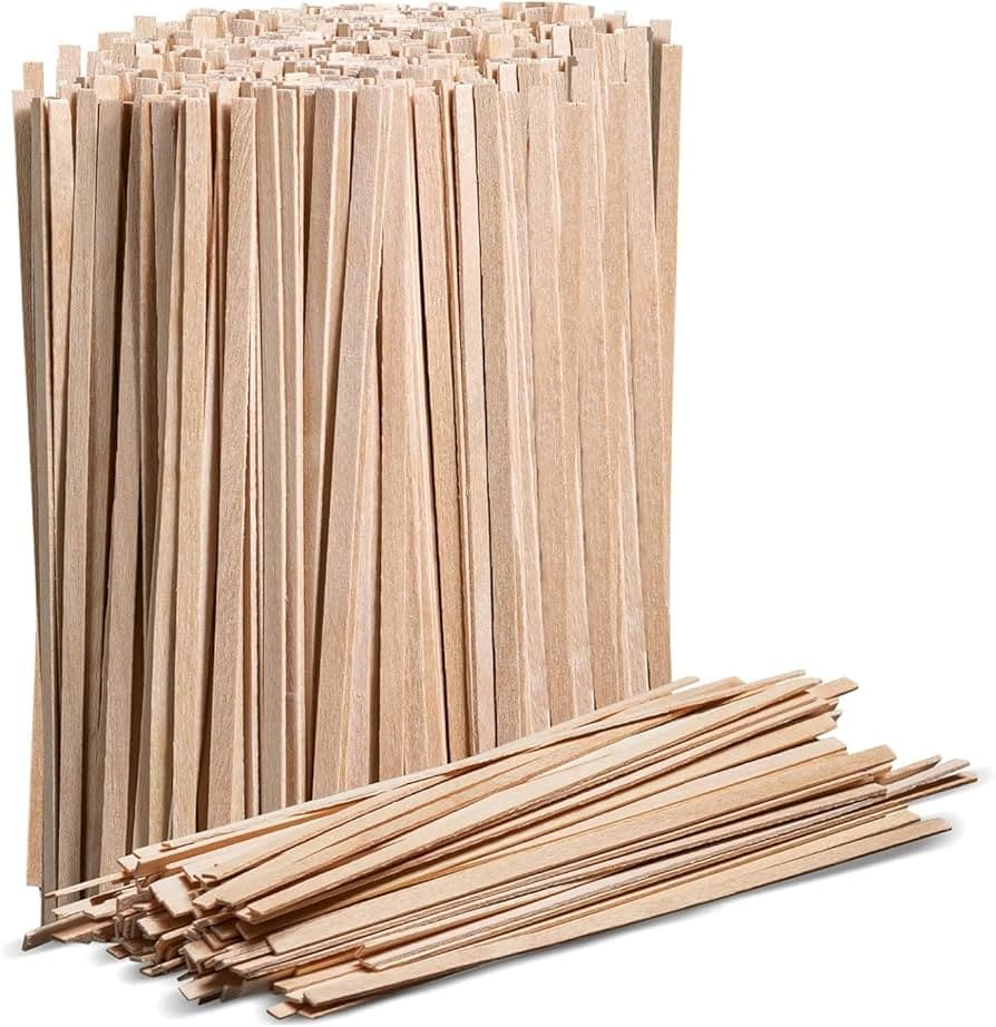 1000 Wooden Coffee Stirrer by Prestee - Disposable 5.5 inches Long Wooden Stir Sticks for Coffee and Cocktails - Smooth, Splinter-Free Beverage Mixers - Ideal for Cafe, Bars and Drink Stations Wooden 1000 pack (5.5")