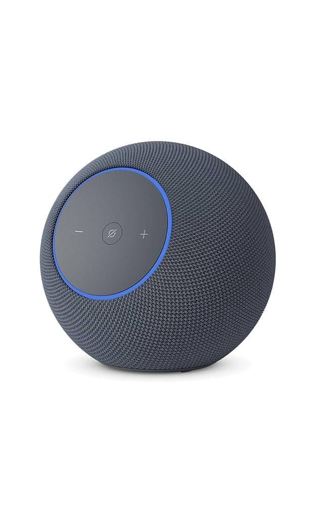 Amazon Echo Studio (newest model), compact design, immersive spatial audio and Dolby Atmos, with Alexa+ Early Access, Graphite Graphite Pack of 1