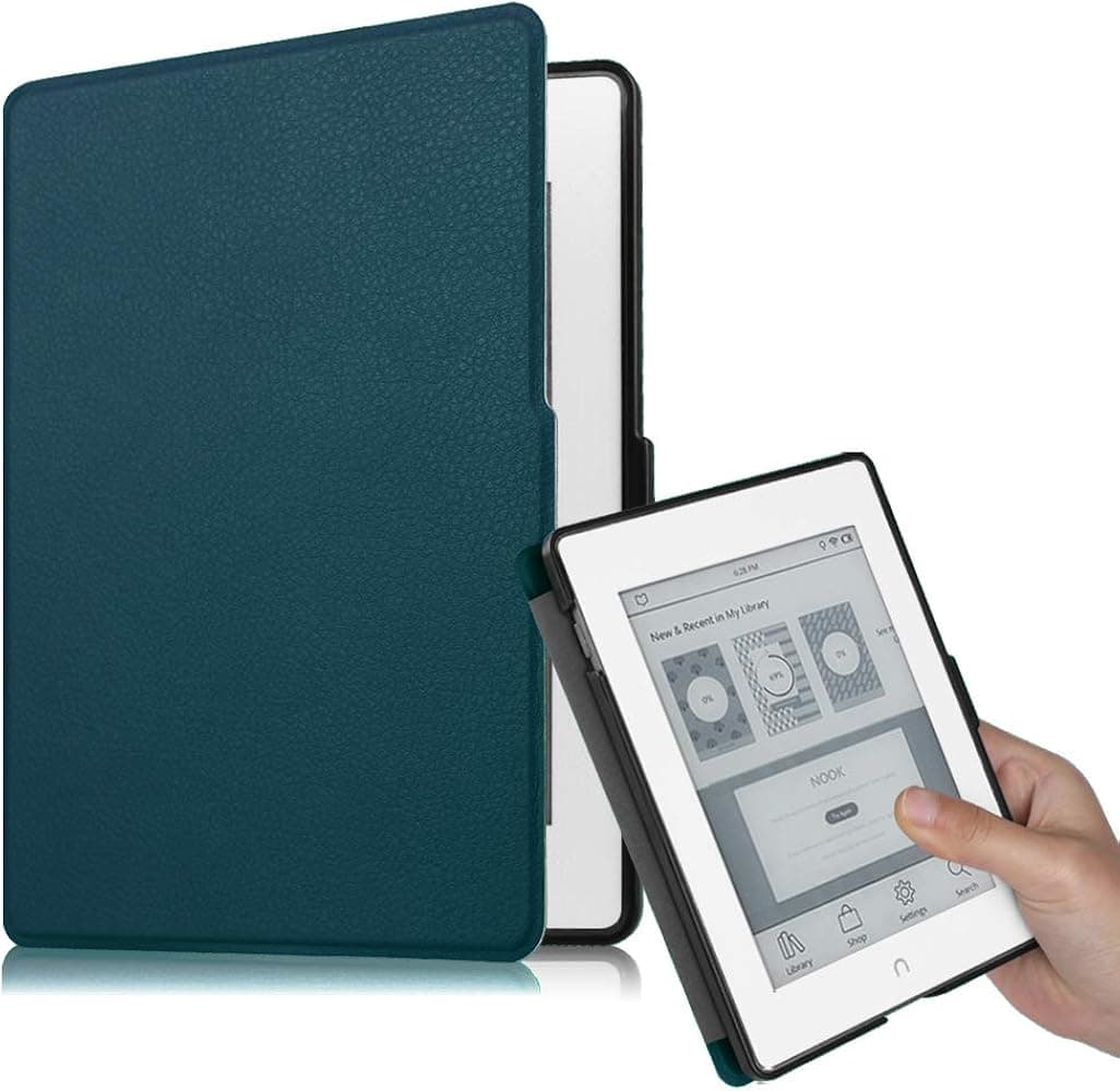 Fintie Case for Nook GlowLight Plus (Previous Gen 6 inch - Barnes & Noble 2015 Model BNRV510) Case, Premium PU Leather Slim Cover, NOT Fit 7.8 Inch 2019 New Version, Love Tree