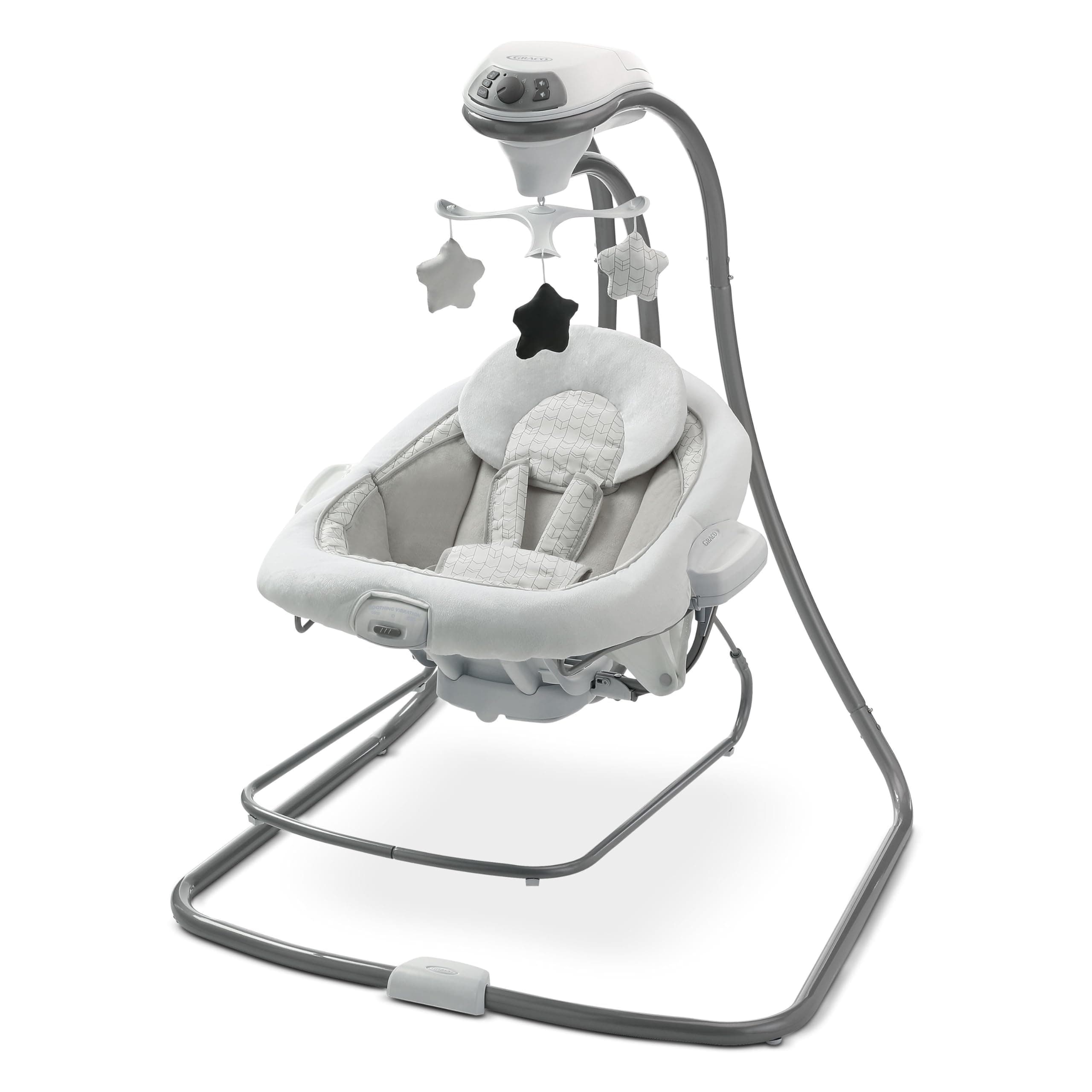 Graco DuetConnect LX Portable Baby Swing and Bouncer, Multi-Direction Baby Bouncer Seat, Multiple Swing Speeds, Redmond Bouncer + Swing Redmond