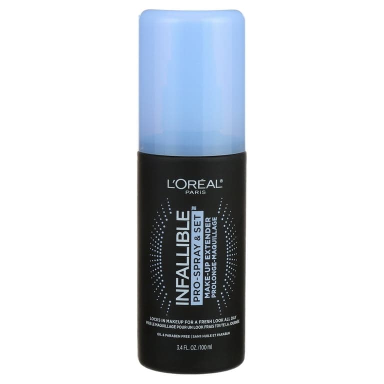 L'Oreal Paris Makeup Infallible Pro-Spray and Set Makeup Extender Setting Spray, 3.4 Ounce