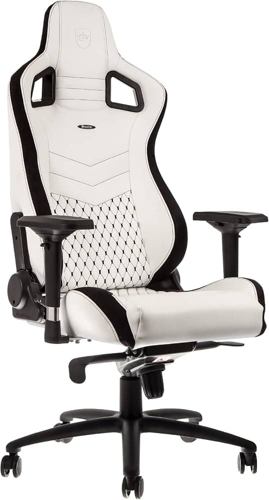 noblechairs Epic Gaming Chair - White Edition PU HYBRID LEATHER White Edition