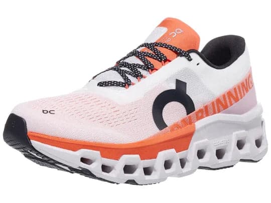 On Men's Cloudmonster Sneakers Undyed/Flame 12
