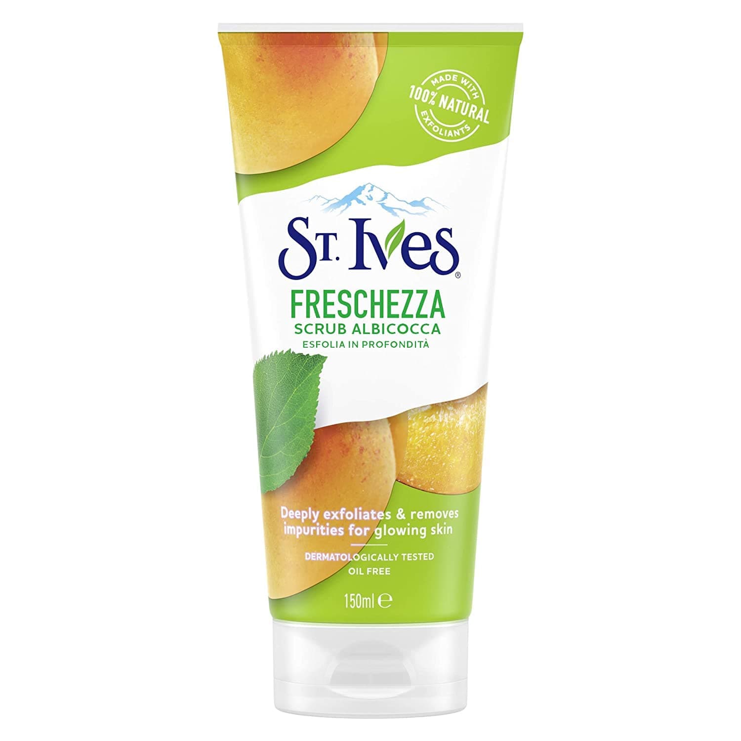 St Ives Fresh Skin Scrub Apricot 150ml 5.07 Fl Oz (Pack of 1)