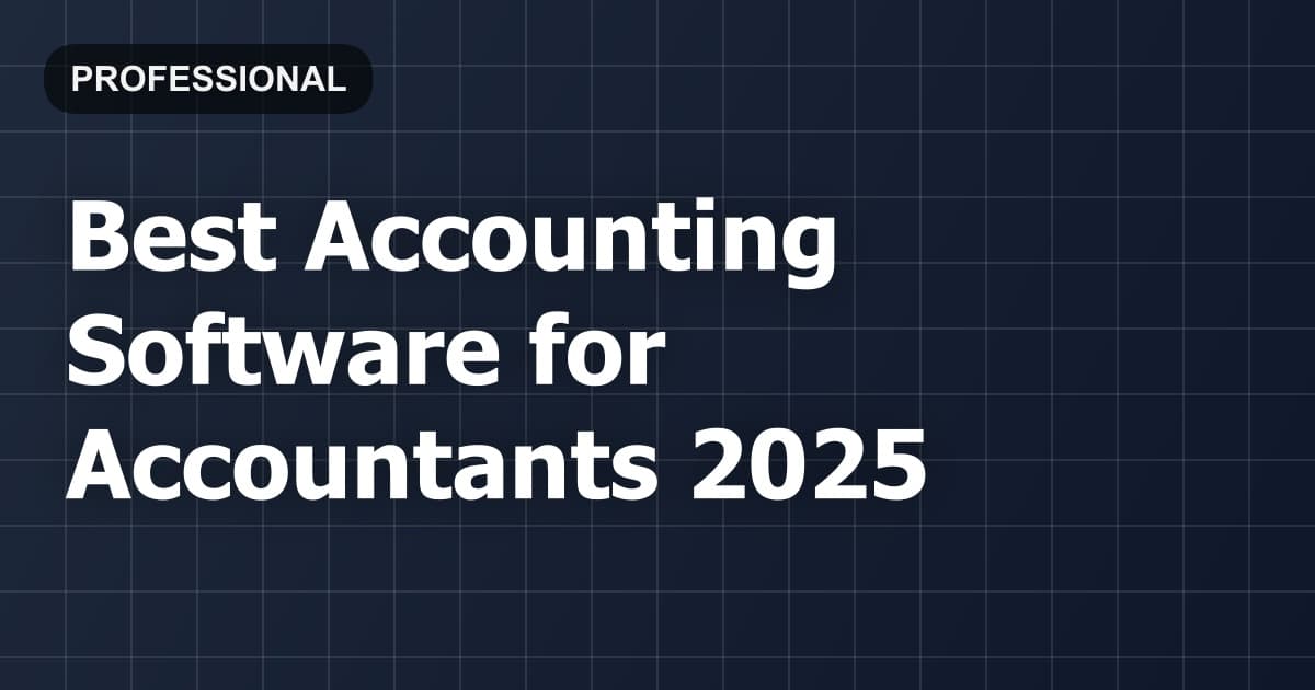 Best Accounting Software for Accountants 2026
