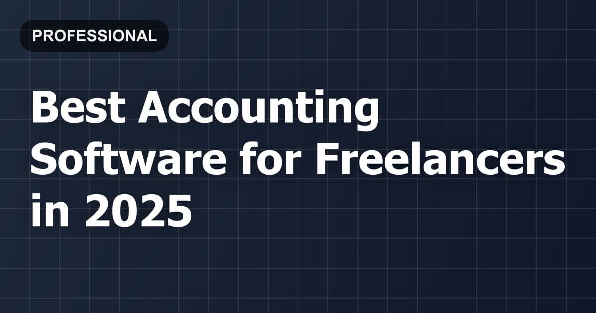 Best Accounting Software for Freelancers in 2026