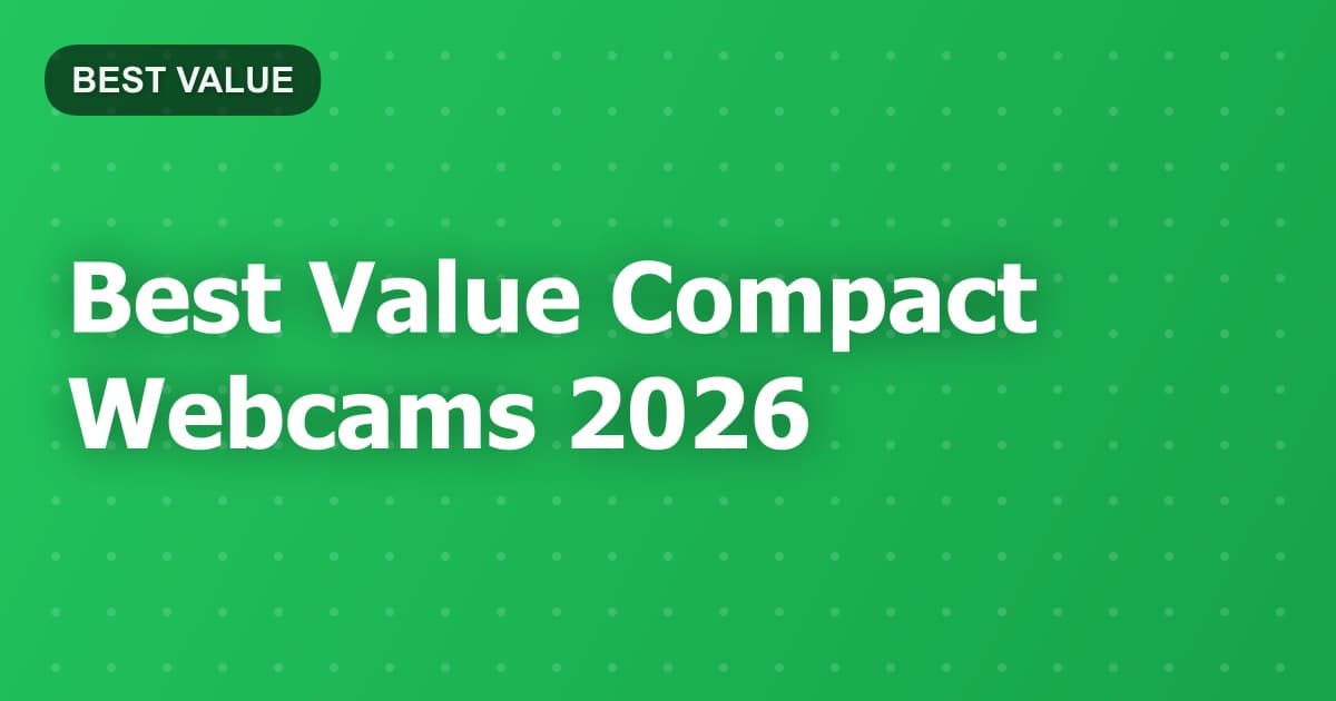 Best Value Compact Webcams 2026