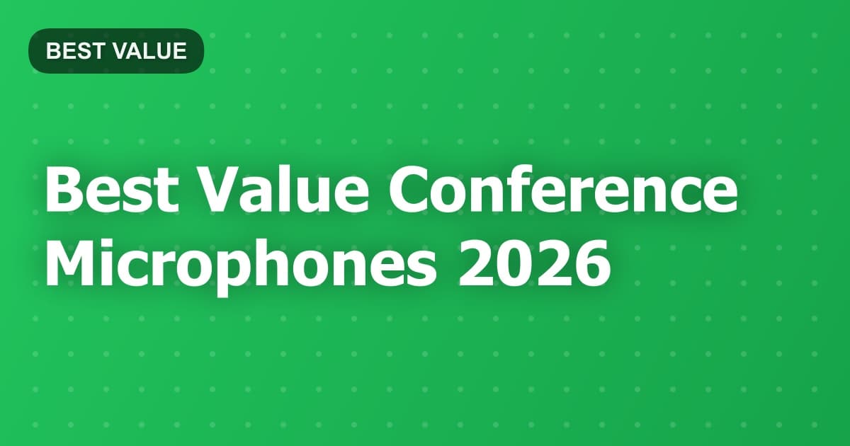 Best Value Conference Microphones 2026