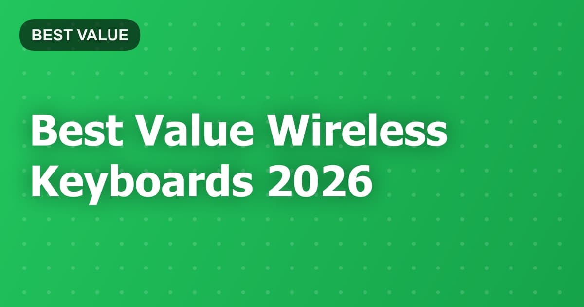 Best Value Wireless Keyboards 2026