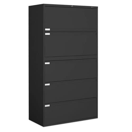 Global Furniture USA 9300 Series 5-Drawer File Finish: Black