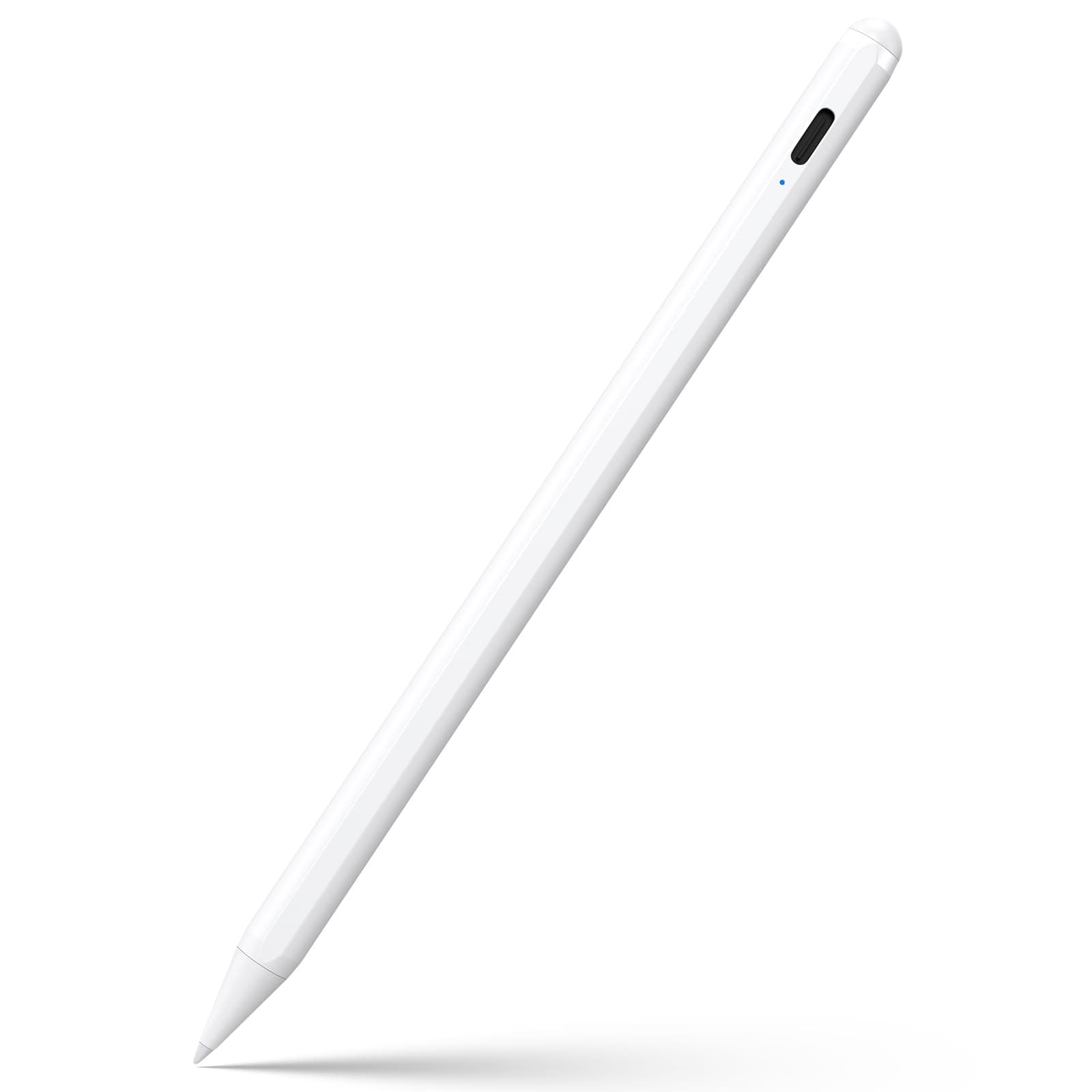 Stylus Pen for iPad 6th-11th Generation-2X Fast Charge Active Pencil Compatible with 2018-2025 Apple iPad Pro 11"/12.9"/M4, iPad Air 3/4/5/M2/M3,iPad mini 5/6 Gen-White