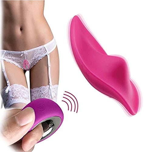 Wearable Panty Vibrators Adult Sex Toys for Women or Couples, Remote Control Clit Mini Vibrator with 12 Vibrating Modes Vibrating Panties Quite Rose Dildos Sex Machine Pink