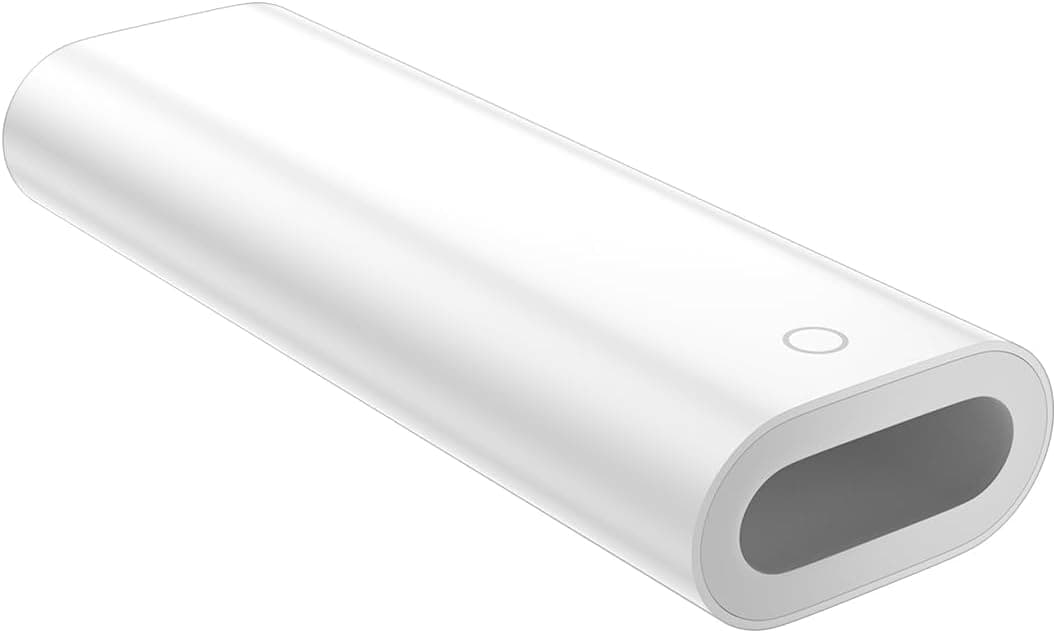 TechMatte Charging Adapter Compatible with Apple Pencil 1st Generation, Lightning to USB-C Charger Connector, Supports Pairing with iPad 10th/11th A16 2025 Gen USB-C to Lightning