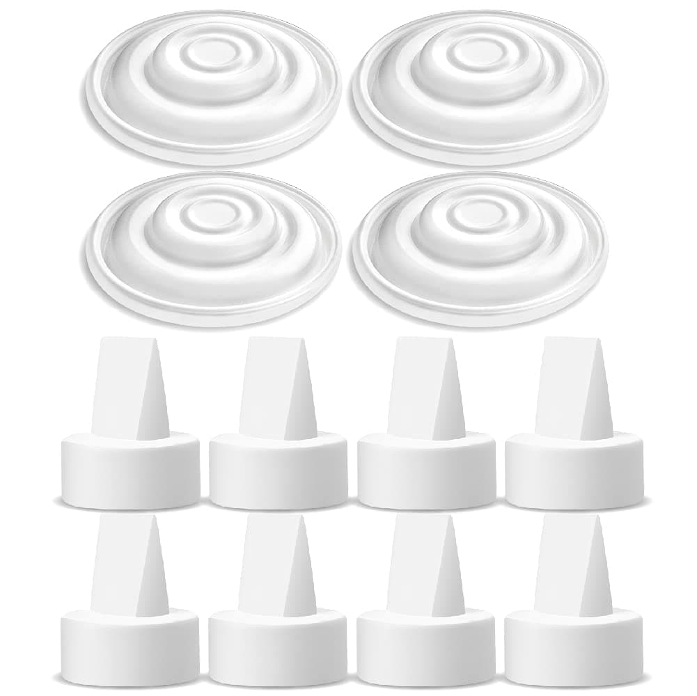 Replacement Duckbill Valve Silicone Membrane Compatible with Spectra S1 S2 9 Plus Synergy Gold Made by Maymom Not Original Spectra Replacement Pump Parts White 12 Piece Set