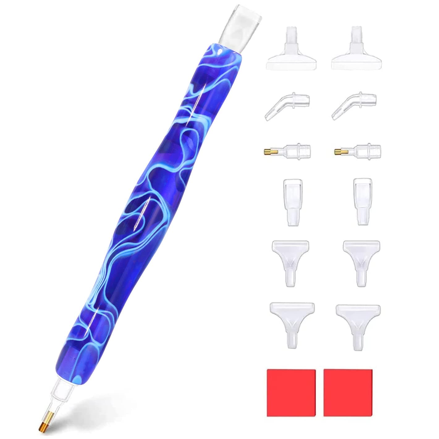 Praise V Do Diamond Painting Pen,Diamond Art Pen,Diamond Painting Pen Kit Tool Accessories Stylus Drill Pen for Diamond Painting Nail Art Cell Phone Decoration Diamond Art Blue Admiral Blue
