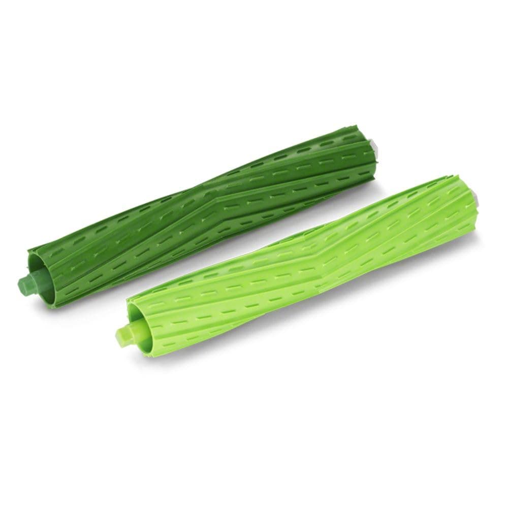 iRobot Roomba Authentic Replacement Parts - e, i, & j Series Replacement Dual Multi-Surface Rubber Brushes,Green