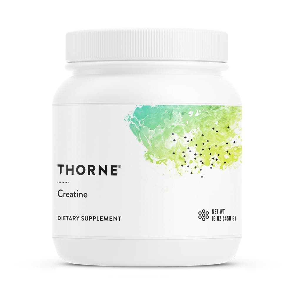 THORNE Creatine - Micronized Creatine Monohydrate Powder - Support for Muscles & Cognitive Function* - for Women & Men - Unflavored - NSF Certified for Sport - 5 g per Serving - 90 Servings Unflavored 90 Servings (Pack of 1)