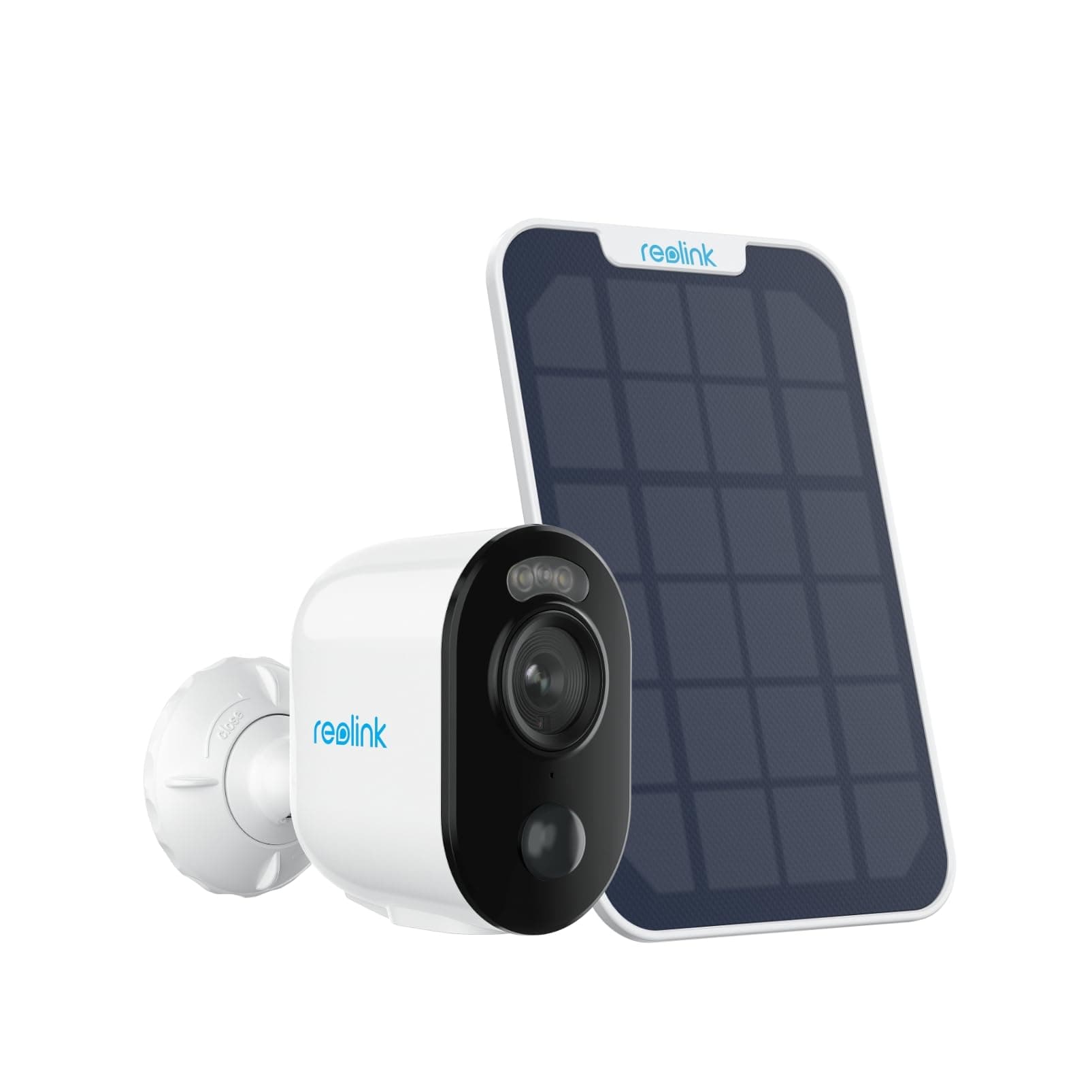 REOLINK 2K 3MP Solar Wireless Security Camera Outdoor, Spotlight Night Vision, 2.4GHz WiFi, Solar/Battery Powered Home Surveillance, Smart AI Detection, No Subscription, Local Storage, Argus 3E Kit 1 Pack+Solar Panel