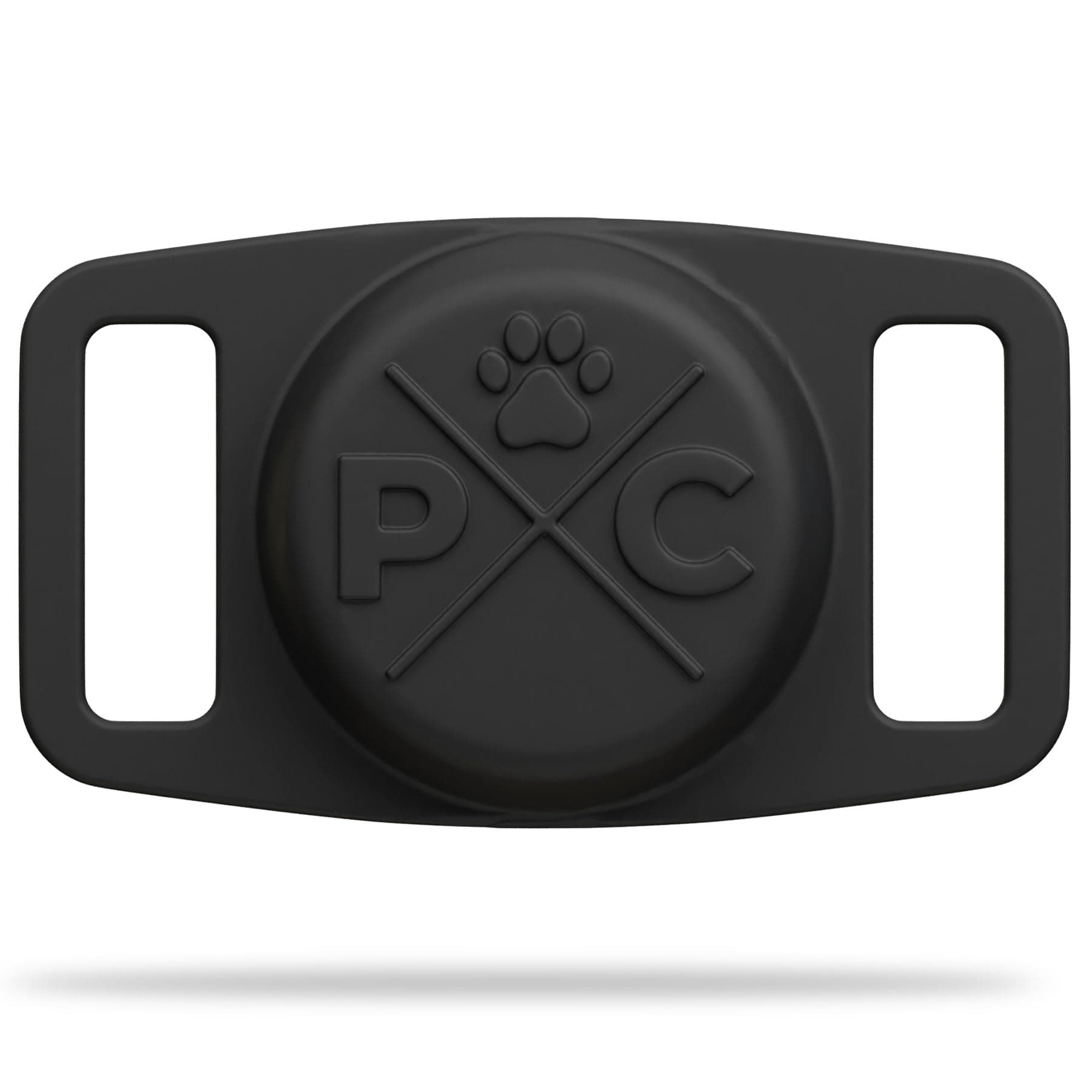 Pup Culture AirTag Dog Collar | Durable & Protective Dog AirTag Holder - Track Your Pet Using Apple AirTag Technology - Dog Collar AirTag Holder -for Dogs and Cats 1 Pack Black