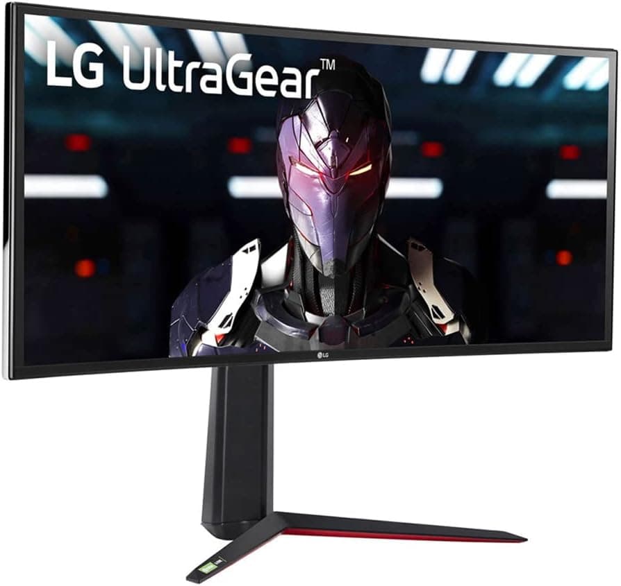 LG 34GN850-B 34 Inch 21: 9 UltraGear Curved QHD (3440 x 1440) 1ms Nano IPS Gaming Monitor with 144Hz and G-SYNC Compatibility - Black (34GN850-B) G-Sync Compatible