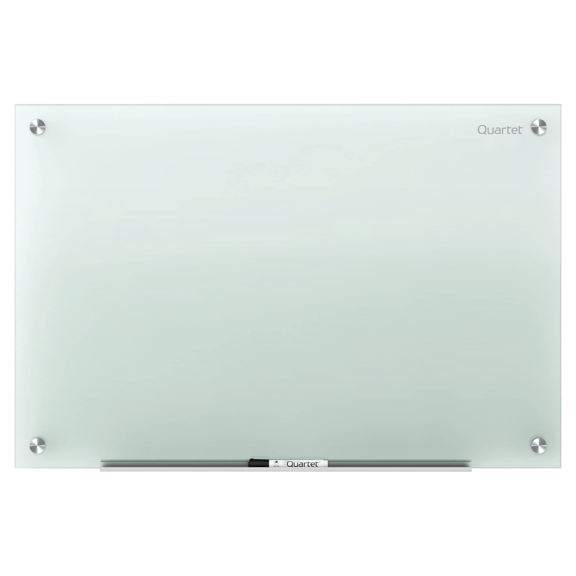 Quartet Glass Whiteboard, Non-Magnetic Dry Erase White Board, 4' x 3', Frosted Surface, Infinity (G4836F) Frosted 48"W x 36"H