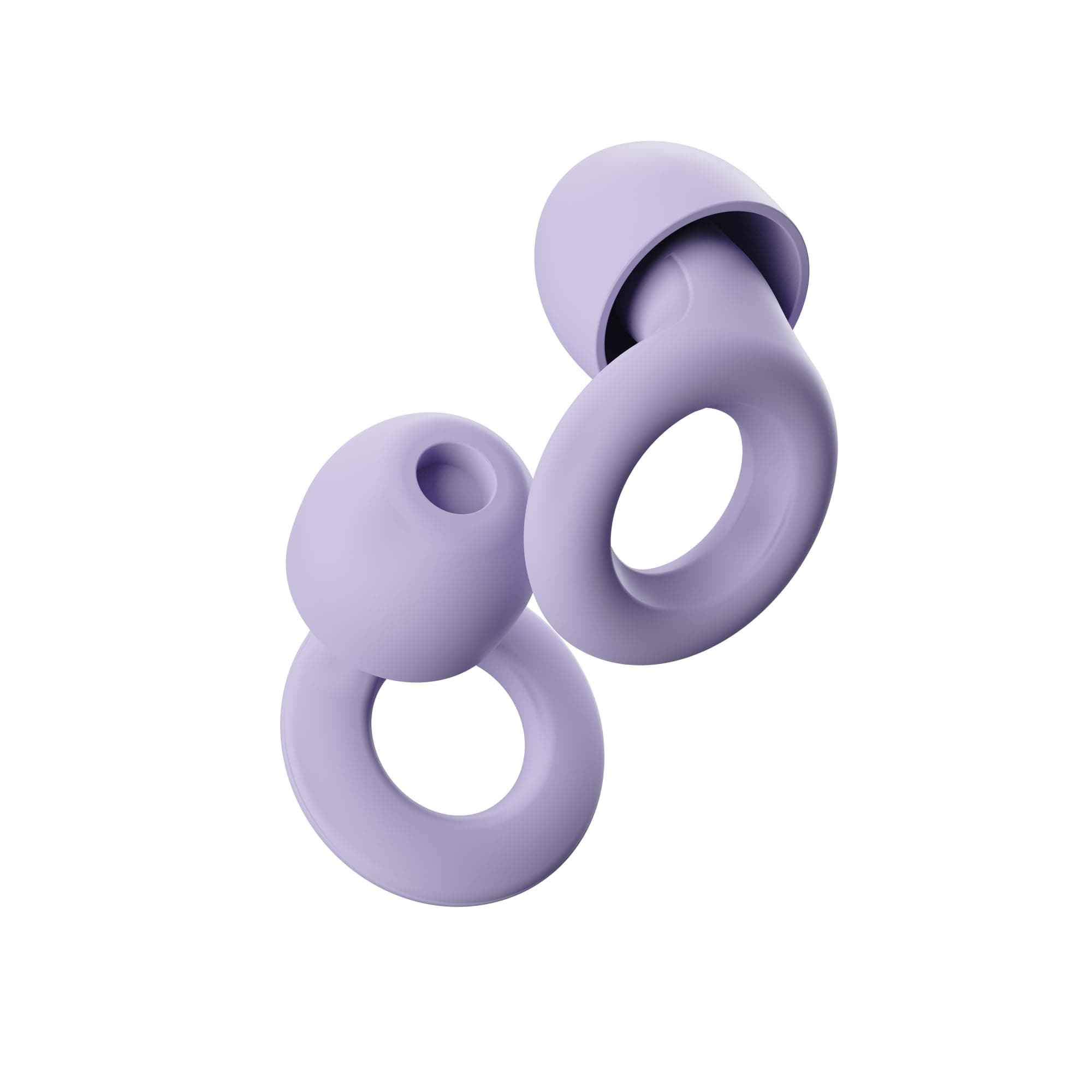 Loop Quiet Ear Plugs for Noise Reduction – Super Soft, Reusable Hearing Protection in Flexible Silicone for Sleep, Noise Sensitivity - 8 Ear Tips in XS/S/M/L – 24dB & NRR 14 Noise Cancelling - Violet