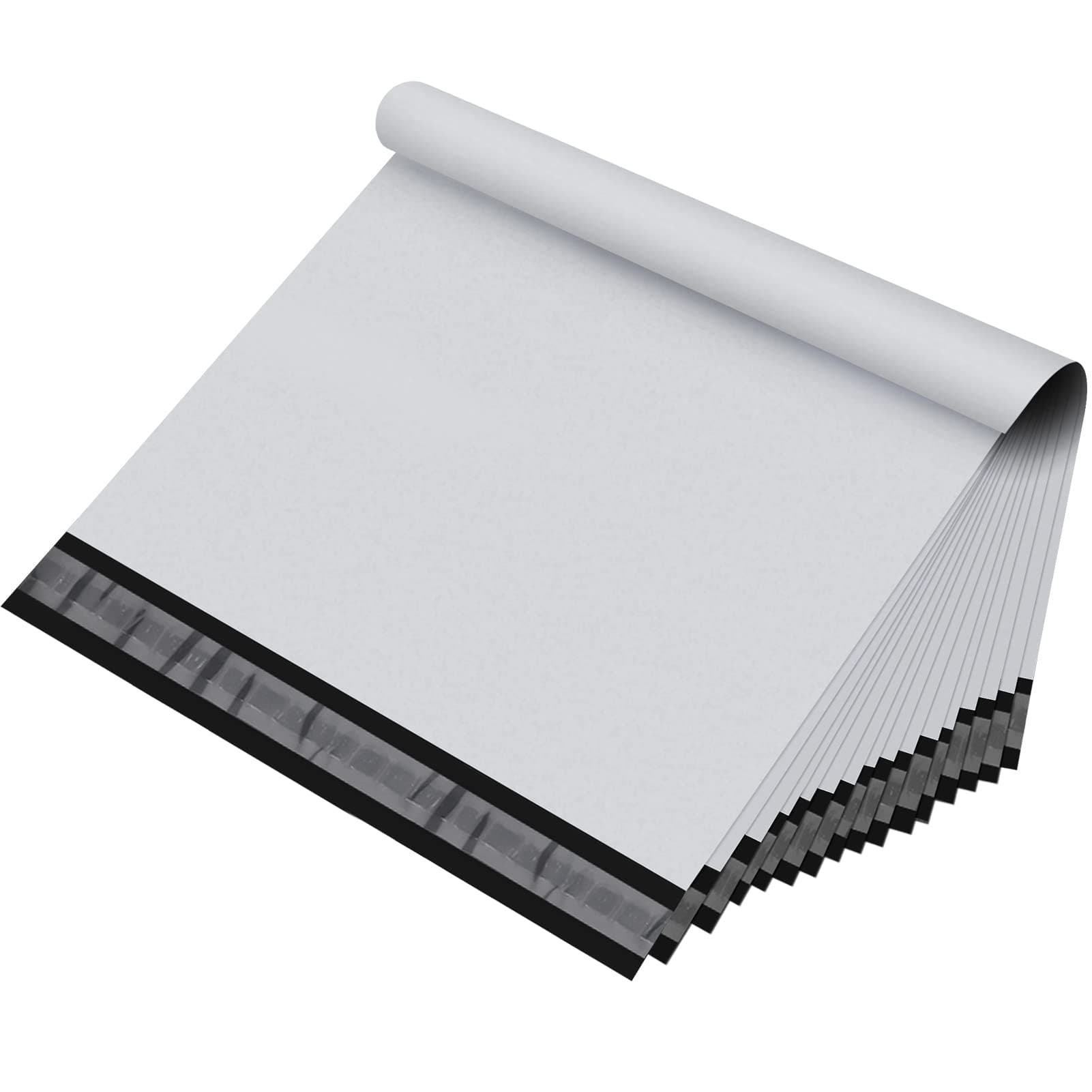 Cozymood Poly Mailers 14.5 x 19Inch White 100 Pcs Large Shipping Bags For Clothing, Durable Shipping Envelopes, Mailing Bags for Small Businesses, Waterproof and Tear Proof Poly Bags for Clothes