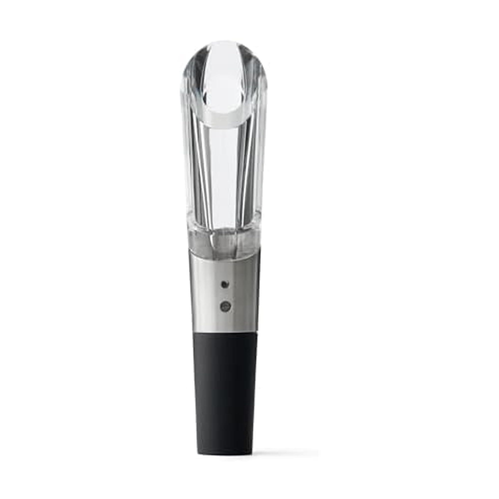 Rabbit W6127 Wine Aerator and Pourer, Clear and Stainless Steel Design, Easy to Use for Enhancing Wine Flavor and Smooth Pouring 33.8 fl oz Stainless